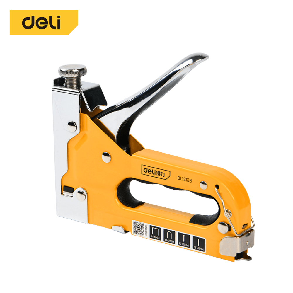 เครื่องยิงแม็ก DELI DL1313B-YL-01 สีเหลือง 4IN1_0